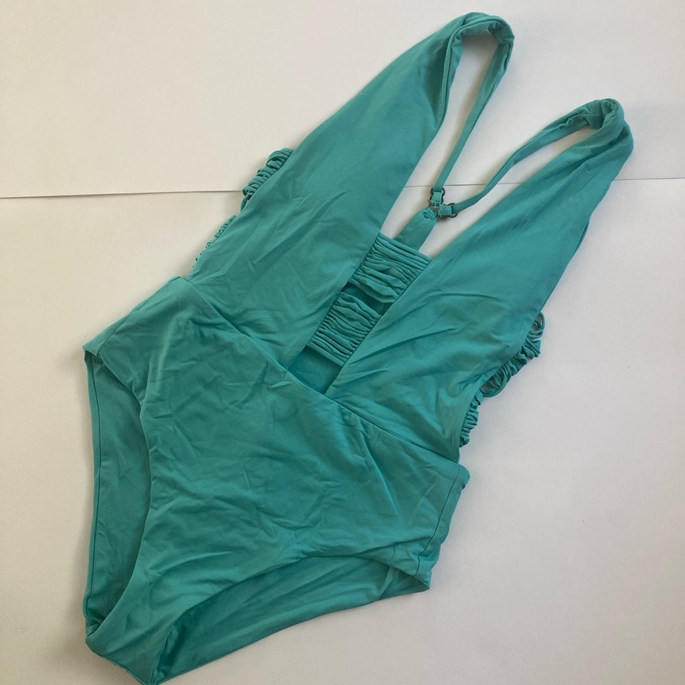 Isabella Rose Green Strappy One Piece NWT Medium